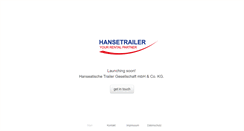 Desktop Screenshot of hansetrailer.com