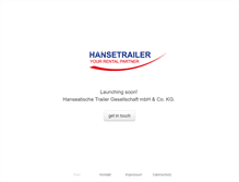 Tablet Screenshot of hansetrailer.com